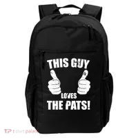 This Guy Loves The Pats Backpack thumb 0