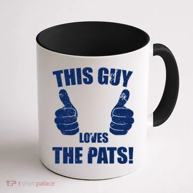 This Guy Loves The Pats Coffee Mug back