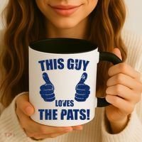 This Guy Loves The Pats Coffee Mug thumb 3