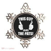 This Guy Loves The Pats Ornament thumb 0