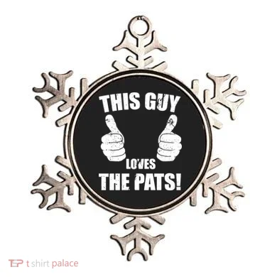 This Guy Loves The Pats Ornament