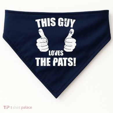 This Guy Loves The Pats USA-Made Doggie Bandana