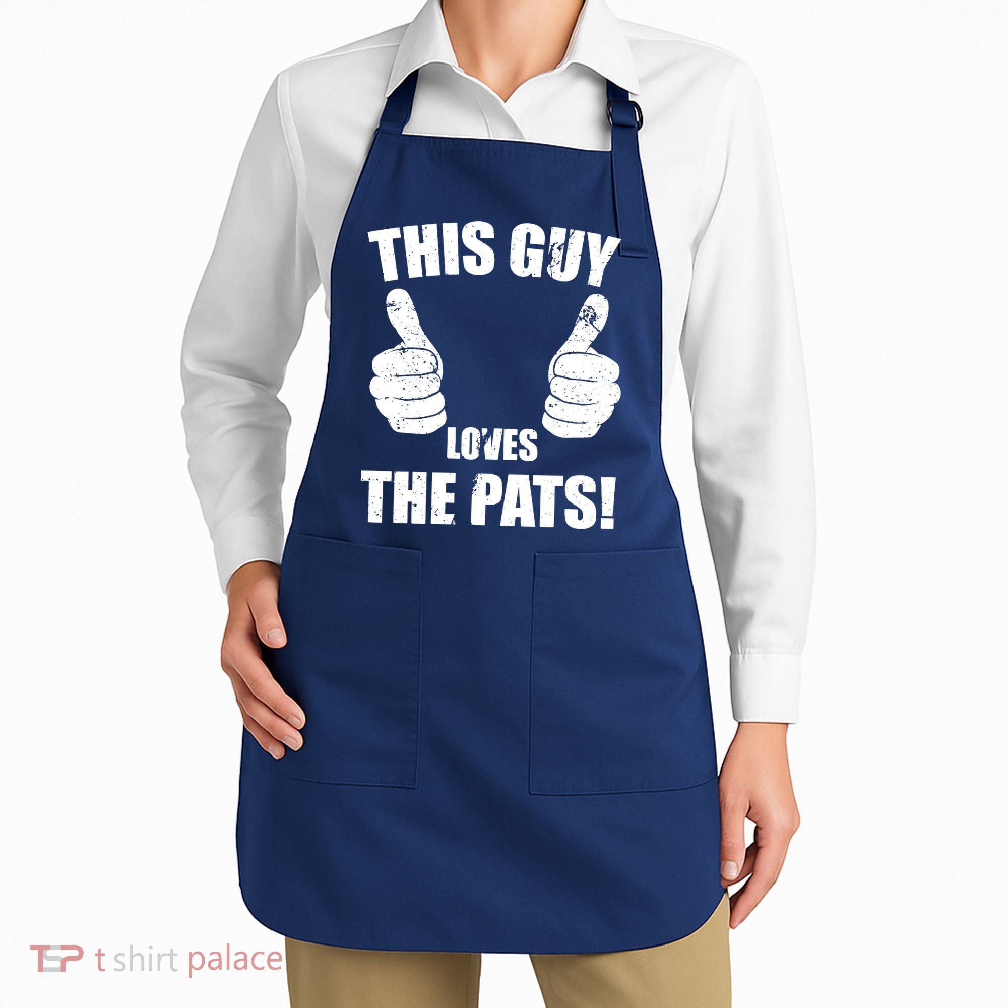 This Guy Loves The Pats Apron