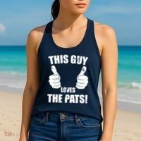This Guy Loves The Pats Women's Tank Top thumb 2