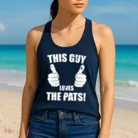 This Guy Loves The Pats Women's Tank Top thumb 2