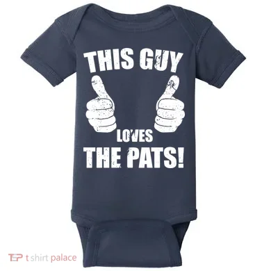 This Guy Loves The Pats Baby Bodysuit