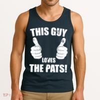 This Guy Loves The Pats Tank Top thumb 3