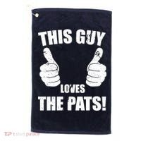 This Guy Loves The Pats Golf Towel thumb 0