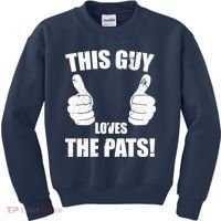This Guy Loves The Pats Kids Sweatshirt thumb 0