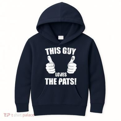 This Guy Loves The Pats Kids Hoodie