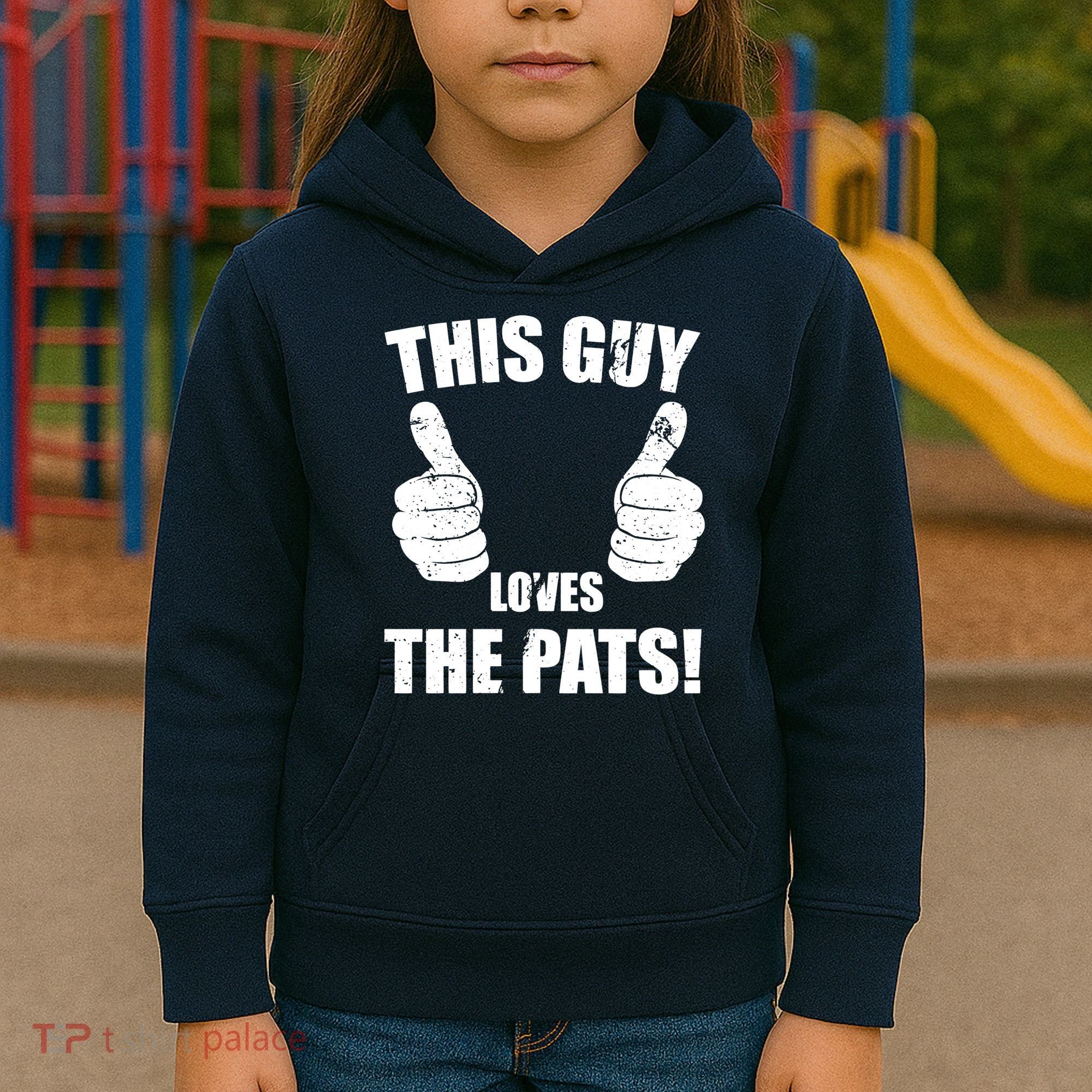 This Guy Loves The Pats Kids Hoodie