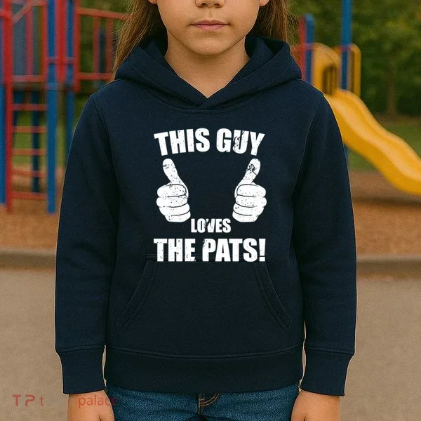 This Guy Loves The Pats Kids Hoodie