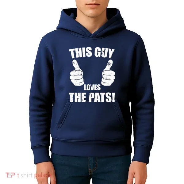 This Guy Loves The Pats Kids Hoodie
