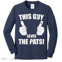This Guy Loves The Pats Kids Long Sleeve Shirt thumb 0