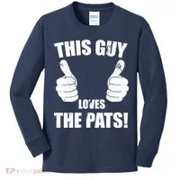 This Guy Loves The Pats Kids Long Sleeve Shirt thumb 0