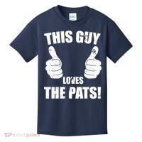 This Guy Loves The Pats Kids T-Shirt thumb 0