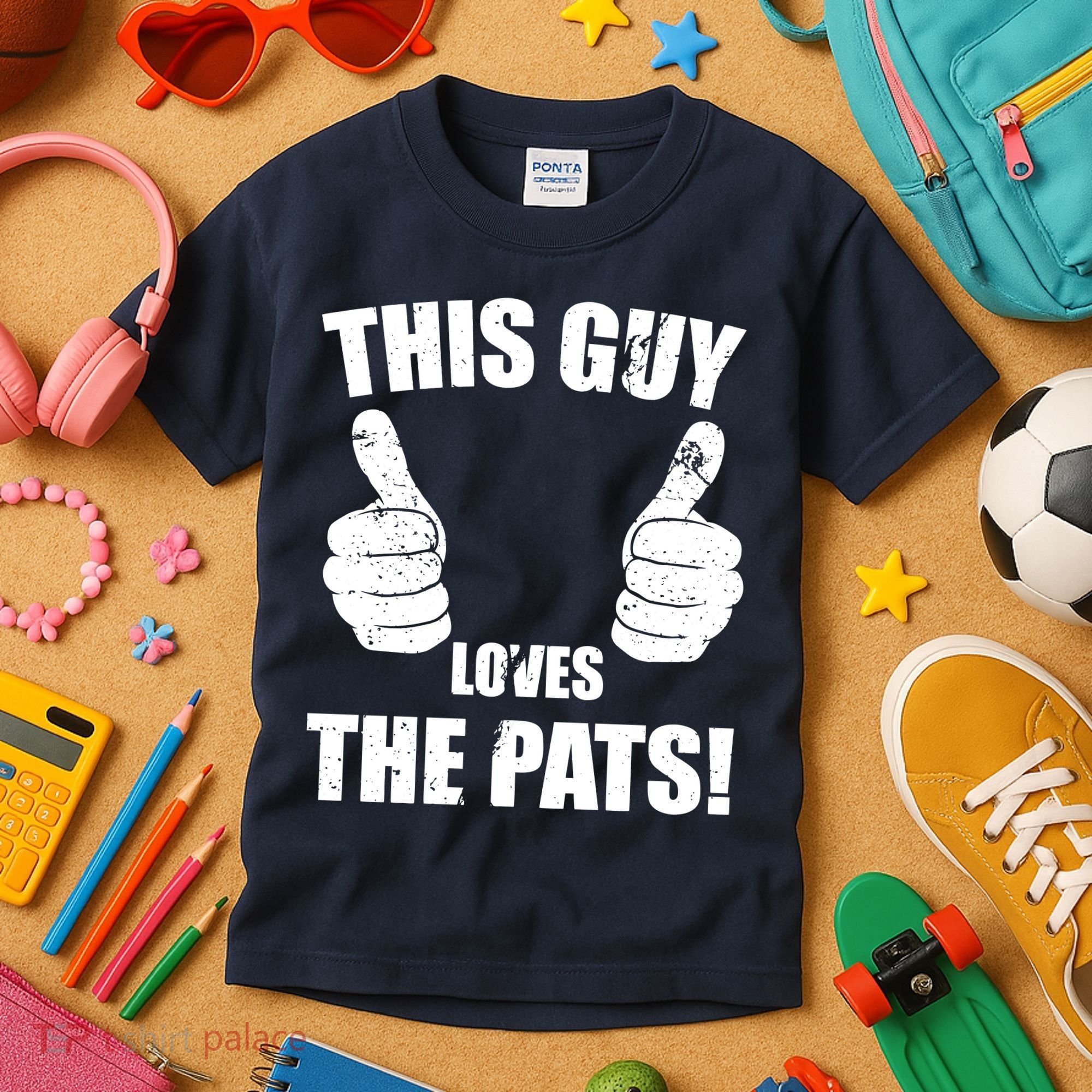 This Guy Loves The Pats Kids T-Shirt