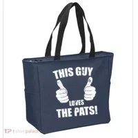 This Guy Loves The Pats Tote Bag thumb 2