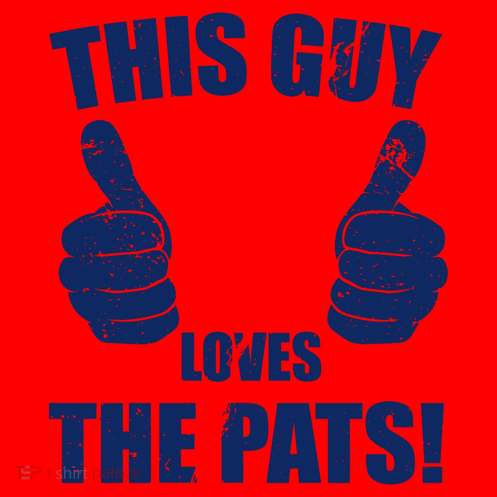 This Guy Loves The Pats Santa Hat