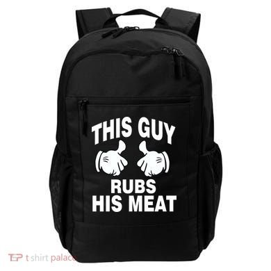 This Guy Rubs His Meat Backpack