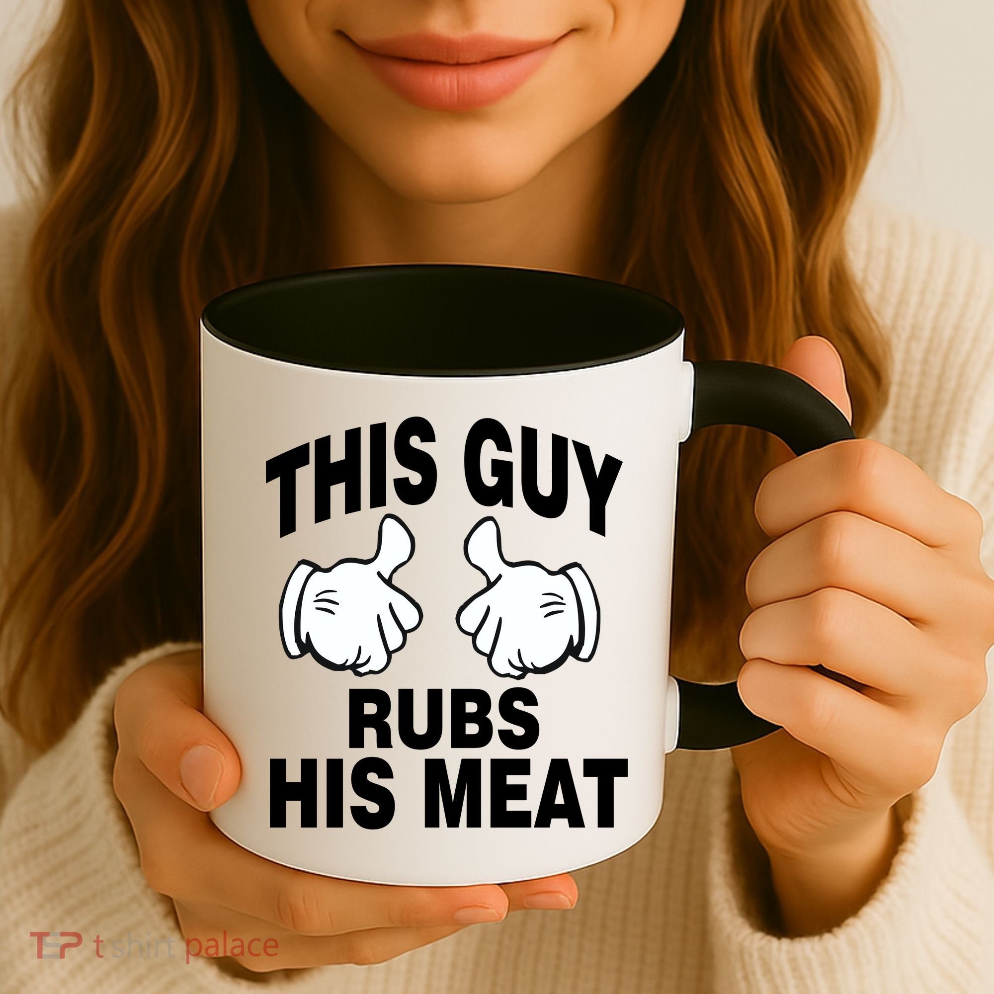 This Guy Rubs His Meat Coffee Mug