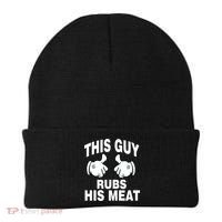 This Guy Rubs His Meat Beanie thumb 0