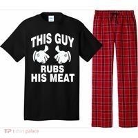 This Guy Rubs His Meat Pajama Set thumb 0