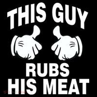 This Guy Rubs His Meat Pajama Set thumb 2