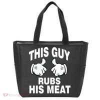 This Guy Rubs His Meat Tote Bag thumb 0