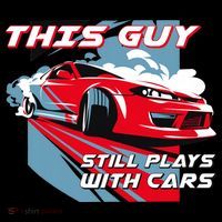 This Guy Still Plays With Cars USA-Made Doggie Bandana thumb 2