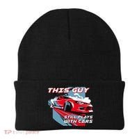 This Guy Still Plays With Cars Beanie thumb 0
