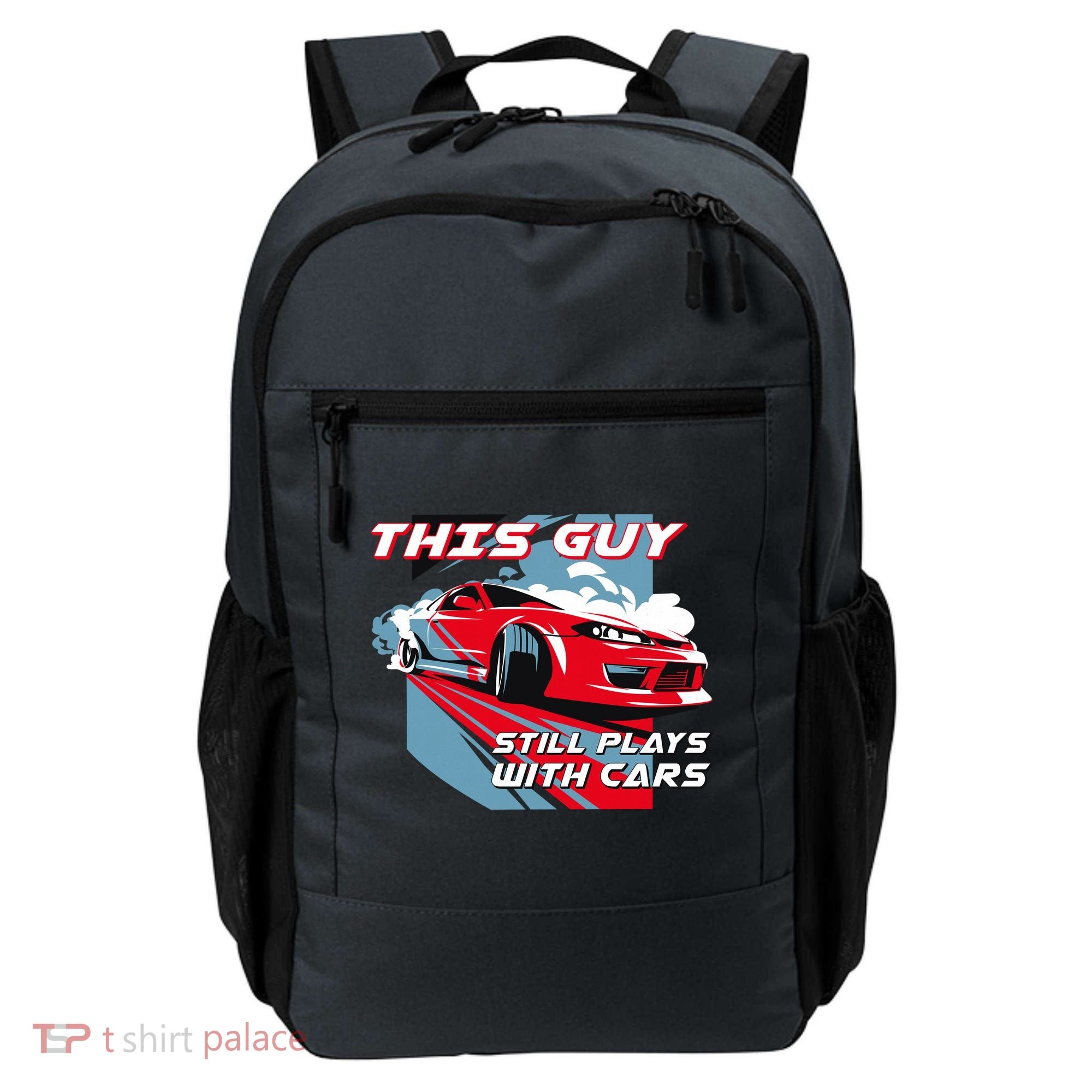 This Guy Still Plays With Cars Backpack