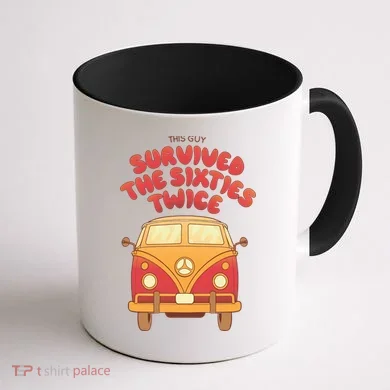 This Guy Survived The Sixties Twice Coffee Mug back