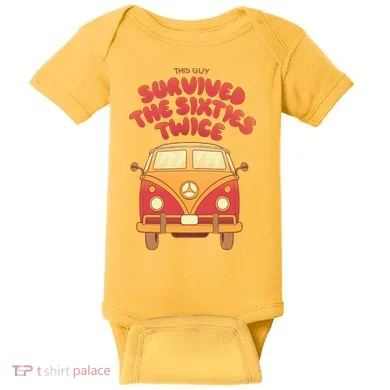 This Guy Survived The Sixties Twice Baby Bodysuit