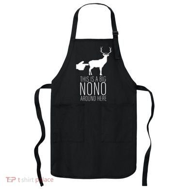 This Is A Big NO NO Don't Touch The Animals Apron
