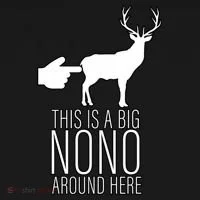 This Is A Big NO NO Don't Touch The Animals Button thumb 1