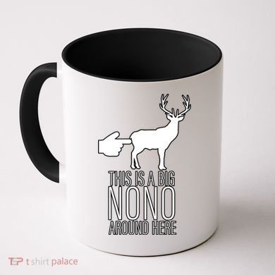 This Is A Big NO NO Don't Touch The Animals Coffee Mug