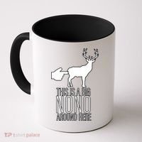 This Is A Big NO NO Don't Touch The Animals Coffee Mug thumb 0