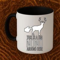 This Is A Big NO NO Don't Touch The Animals Coffee Mug thumb 2