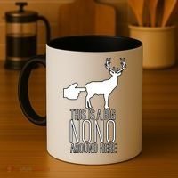 This Is A Big NO NO Don't Touch The Animals Coffee Mug thumb 4