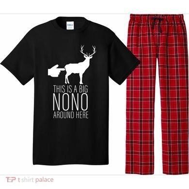 This Is A Big NO NO Don't Touch The Animals Pajama Set