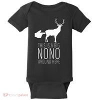 This Is A Big NO NO Don't Touch The Animals Baby Bodysuit thumb 0