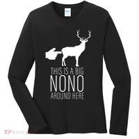 This Is A Big NO NO Don't Touch The Animals Women's Long Sleeve Shirt thumb 0