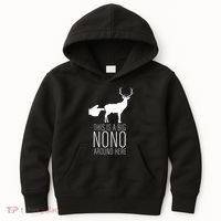 This Is A Big NO NO Don't Touch The Animals Kids Hoodie thumb 0