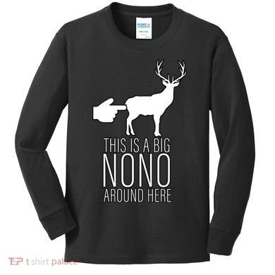This Is A Big NO NO Don't Touch The Animals Kids Long Sleeve Shirt