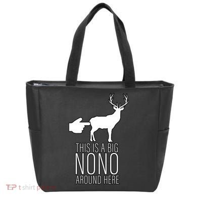 This Is A Big NO NO Don't Touch The Animals Tote Bag