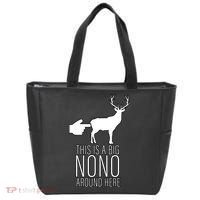 This Is A Big NO NO Don't Touch The Animals Tote Bag thumb 0