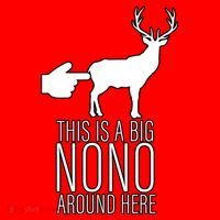 This Is A Big NO NO Don't Touch The Animals Santa Hat thumb 1