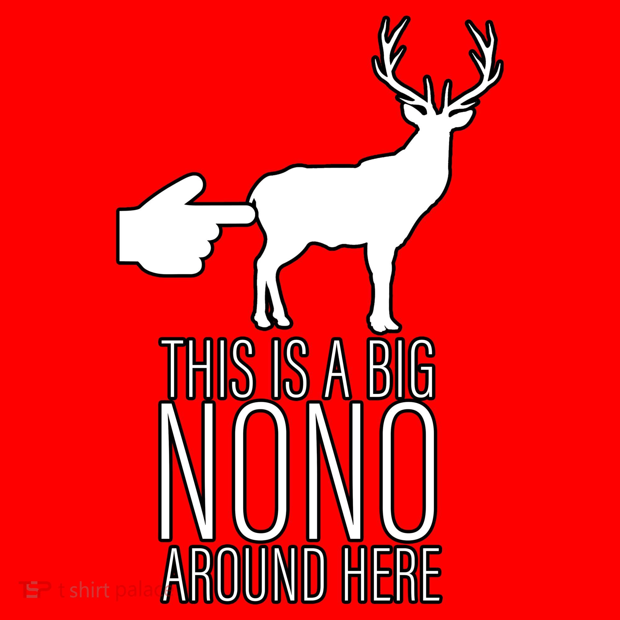 This Is A Big NO NO Don't Touch The Animals Santa Hat