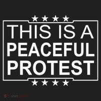 This Is A Peaceful Protest Pro Trump Women's Sweatshirt thumb 2